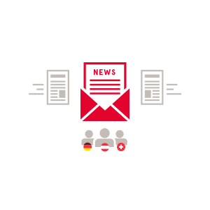 Beim direkten Kauf aus Newslettern liegen Österreich und die Schweiz im Vergleich zu Deutschland vorn. Newsletter treiben Käufe im DACH-Raum: 70 Prozent haben direkt aus Mailings bestellt